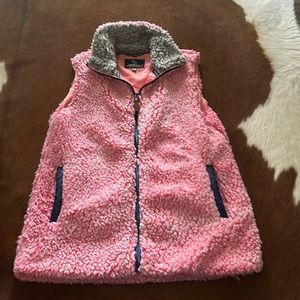 Simply southern Faux Fur Sherpa vest size medium